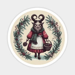 Krampus Christmas Magnet